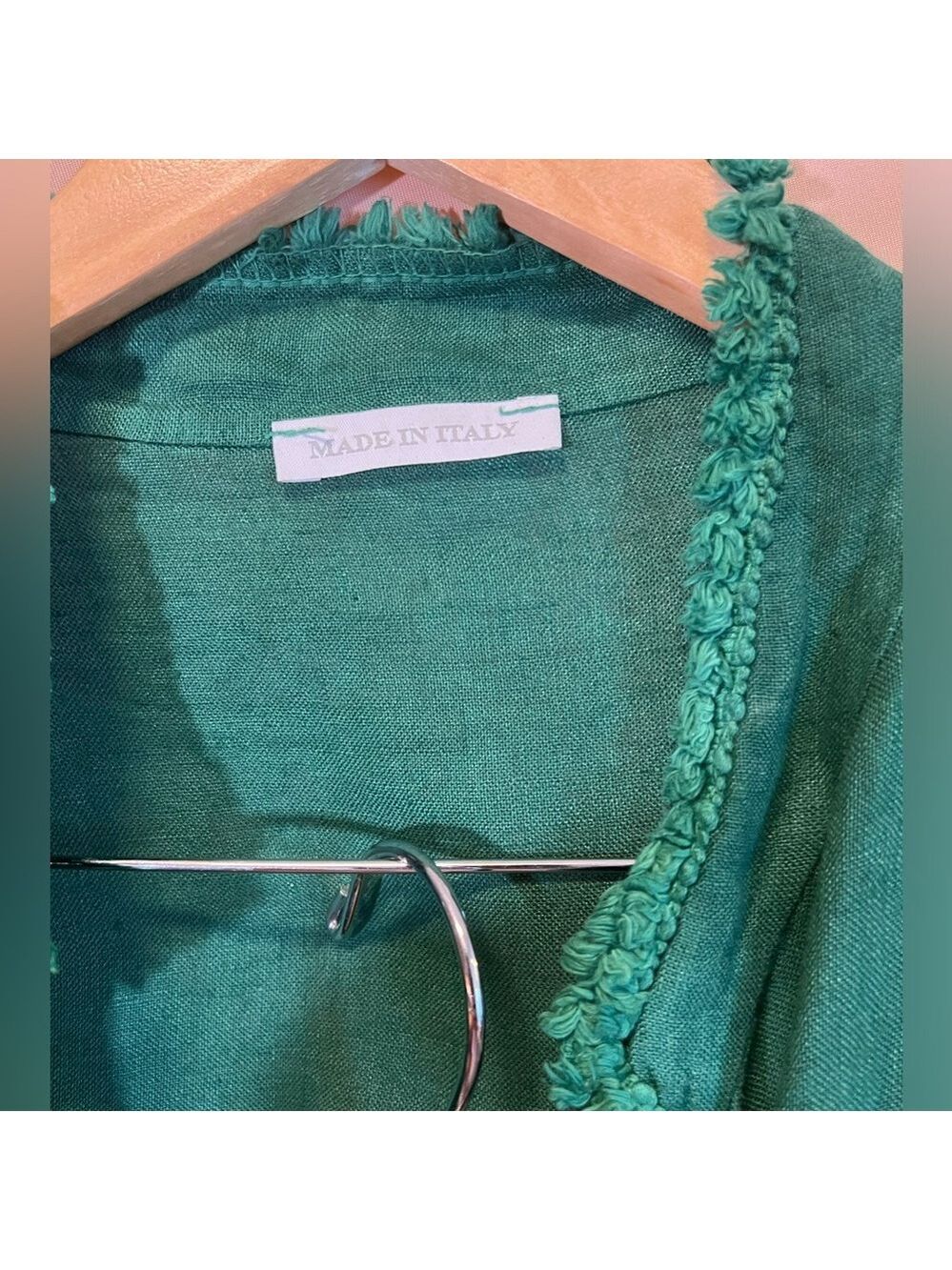 Italian Linen Loose Jacket - Picture 5 of 5